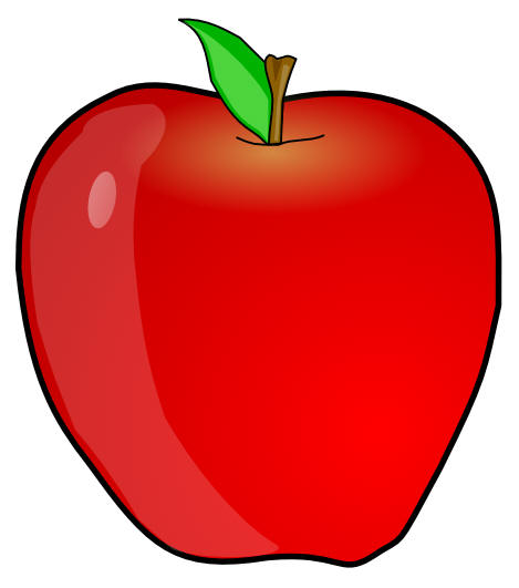 September Apples Clip Art