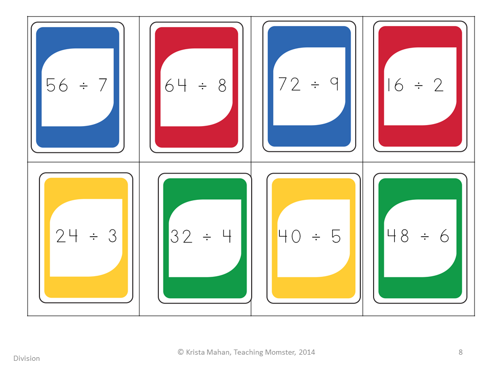Teaching MOMster: Math Madness Wednesday: Division!