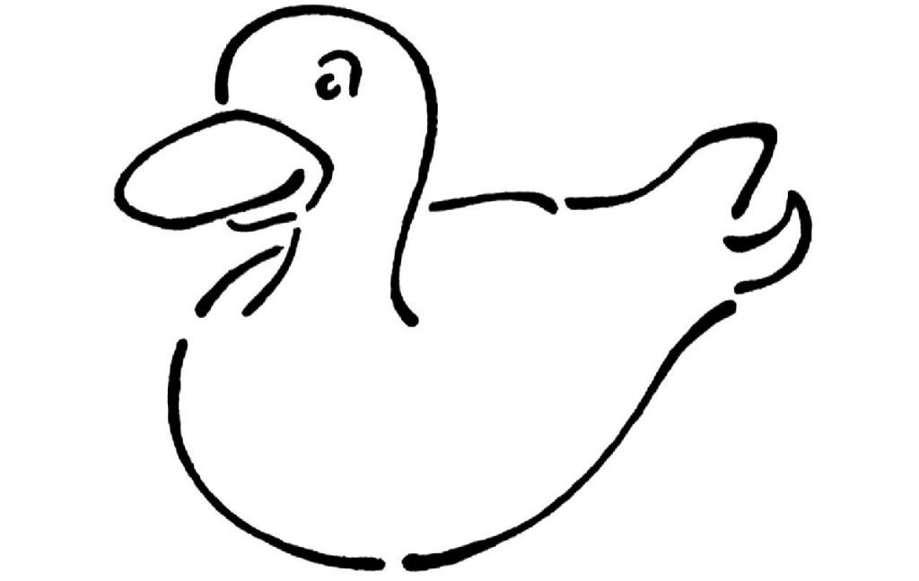 Beautiful Duck Coloring Page Hd Wallpapers | ViolasGallery.