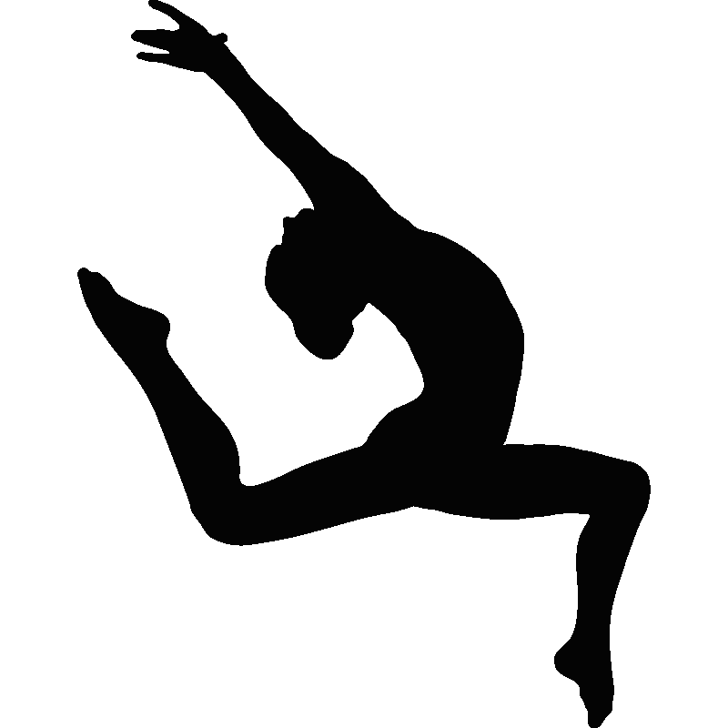 free clip art gymnastics silhouette - photo #23