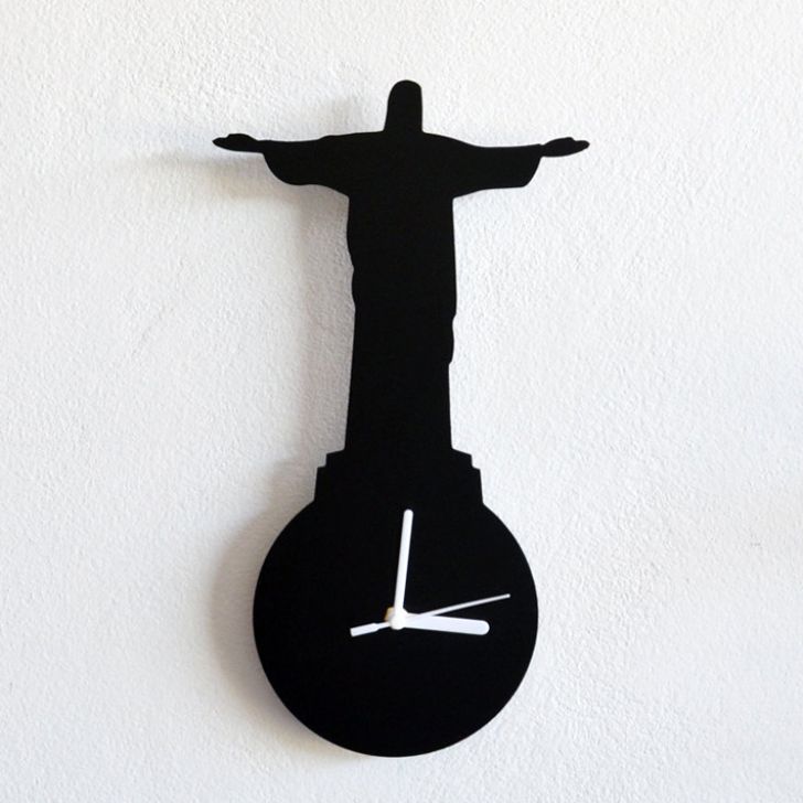 Buy Blacksmith Rubber Duck Silhouette Wall Clock Black Online in ...