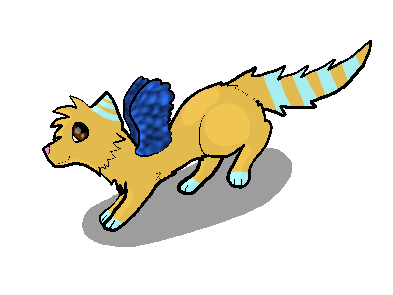 Kalya the mongoose with wings by SkyDog14 on deviantART