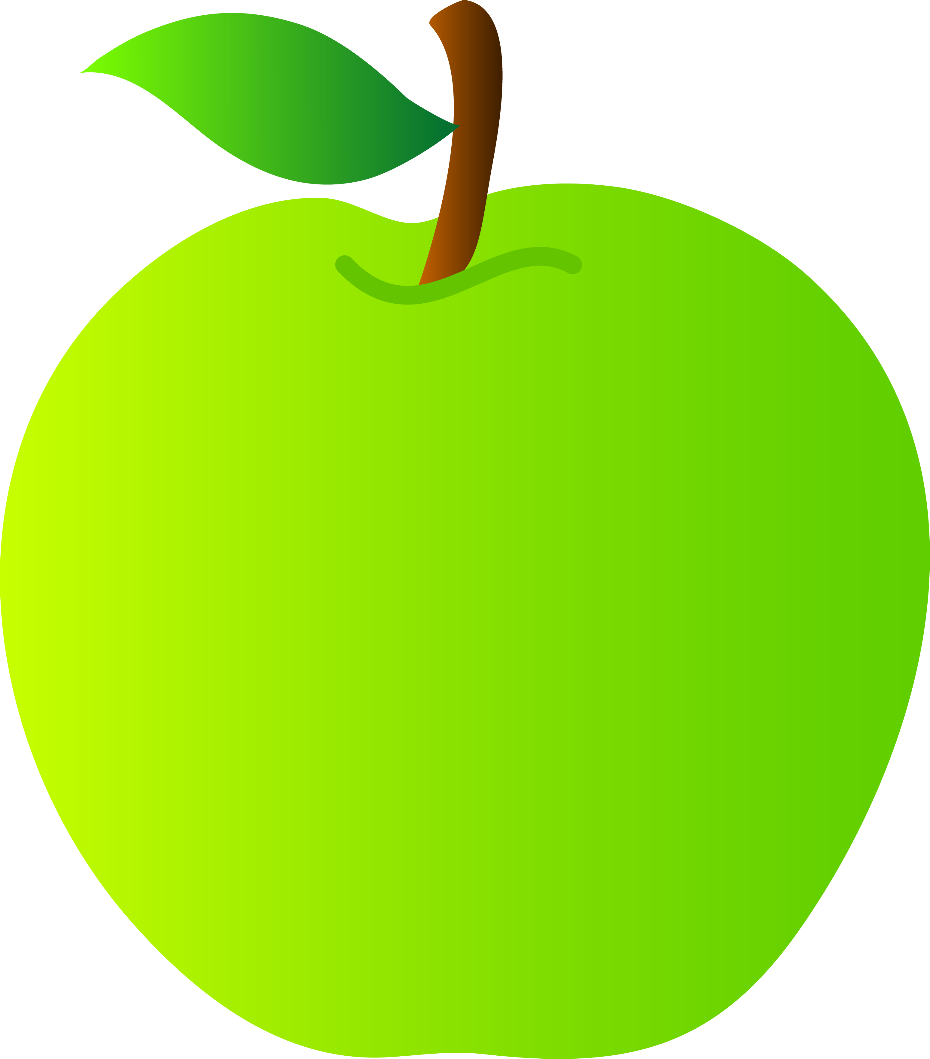 File:Apple green clipart.png | Clipart Panda - Free Clipart Images