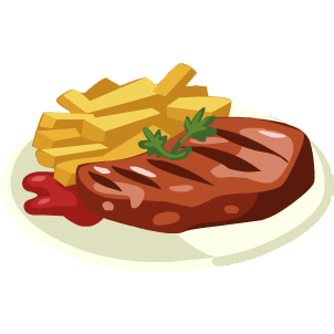 Steak and Chips - Restaurant City Wiki - Ingredients, Recipes ...