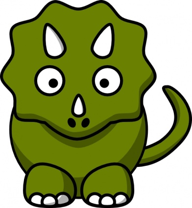 Download Studiofibonacci Cartoon Triceratops clip art Vector Free