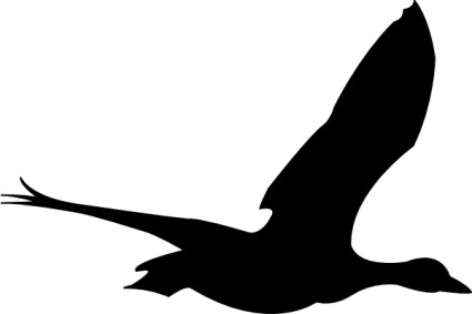 Flying Bird clip art | Vector Clip Art