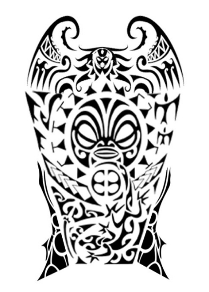 Samoan Aqua Tattoo Design