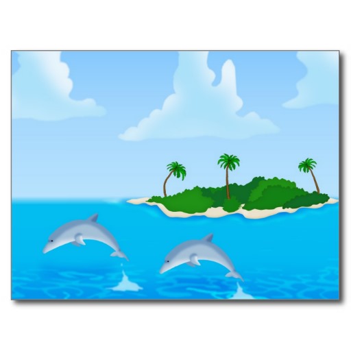 Cartoon Beach Scene - Cliparts.co