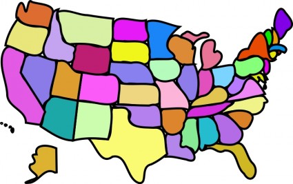 Free Vector Usa Map - ClipArt Best