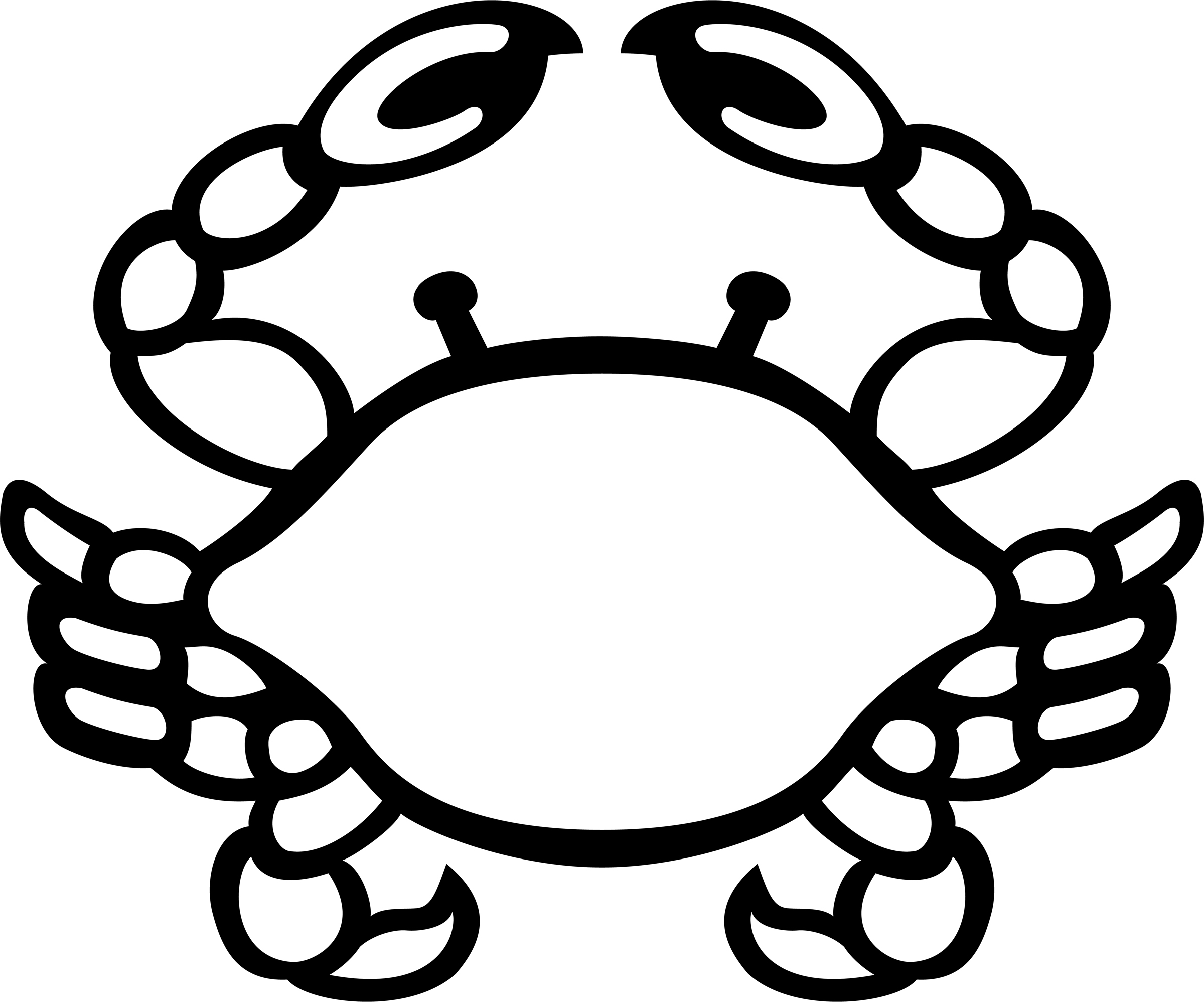 Clam Clipart Black And White | Clipart Panda - Free Clipart Images