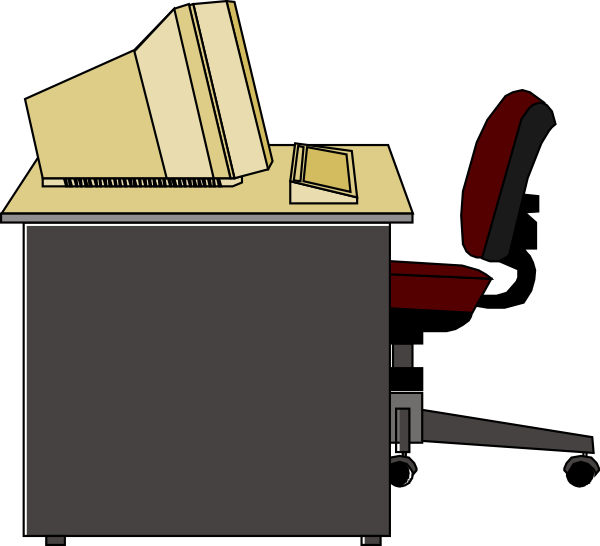 Office Desk Clip Art | All Home Furniture HD