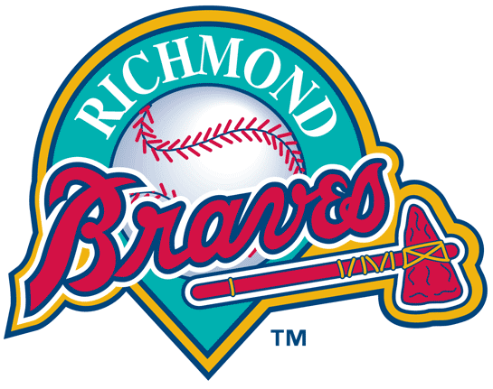 Richmond Braves Primary Logo - International League (IL) - Chris ...
