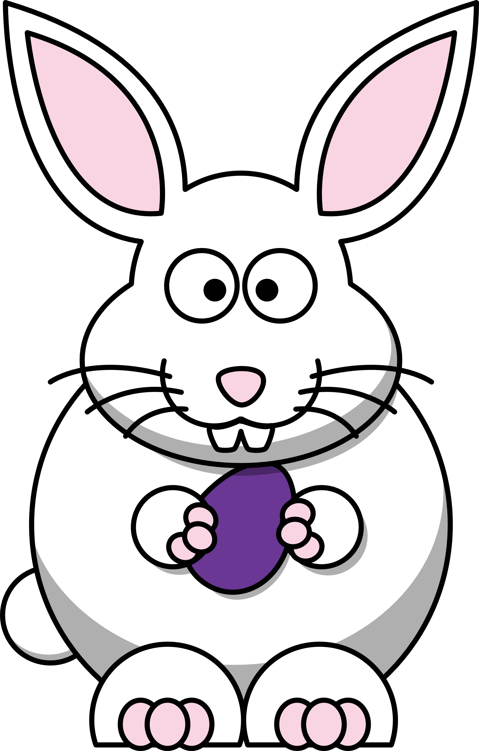 clipartist.net » Clip Art » year rabbit 2 11 easter Easter ...