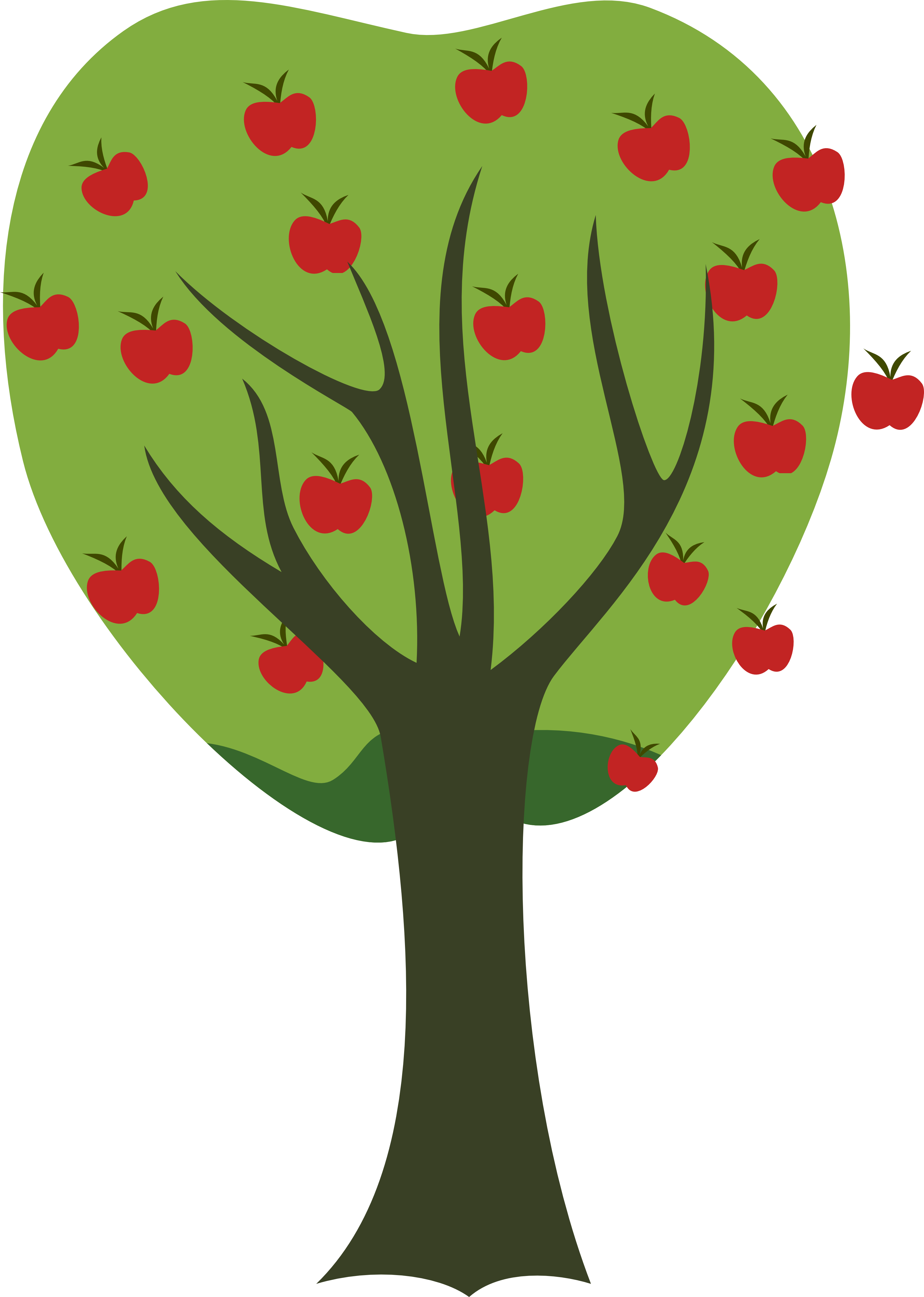 clipart of an apple tree - photo #40