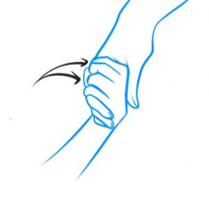 How to Draw Holding Hands, Step by Step, Hands, People, FREE ...