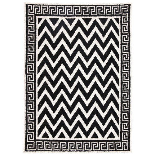 Chevron Rug with Greek Key Border | Rugs | Decorate | Colom and ...