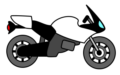 Drawing a cartoon motorcycle - ClipArt Best - ClipArt Best