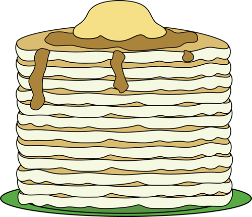 Big Stack of Pancakes Clip Art - Big Stack of Pancakes Image