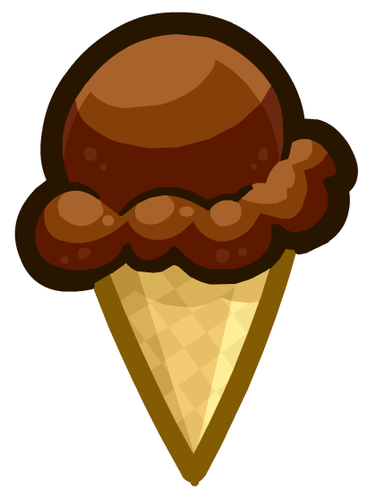 Chocolate Ice Cream Cone Clip Art - Gallery