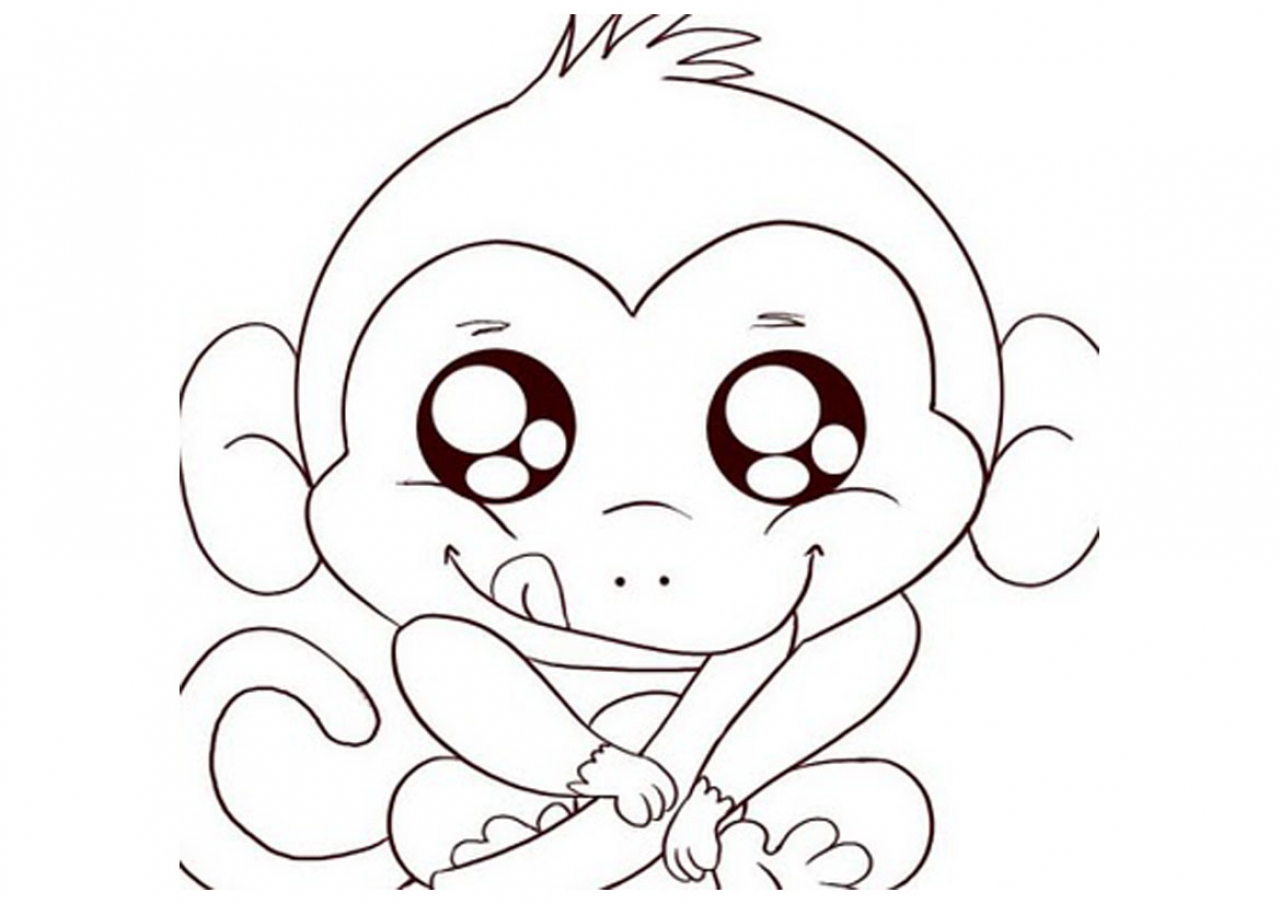 Cute Drawings Of Monkeys - ClipArt Best