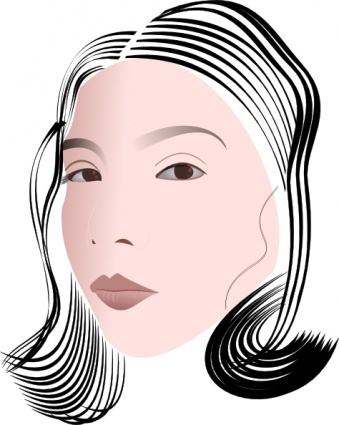 Download Face Of A Lady clip art Vector Free