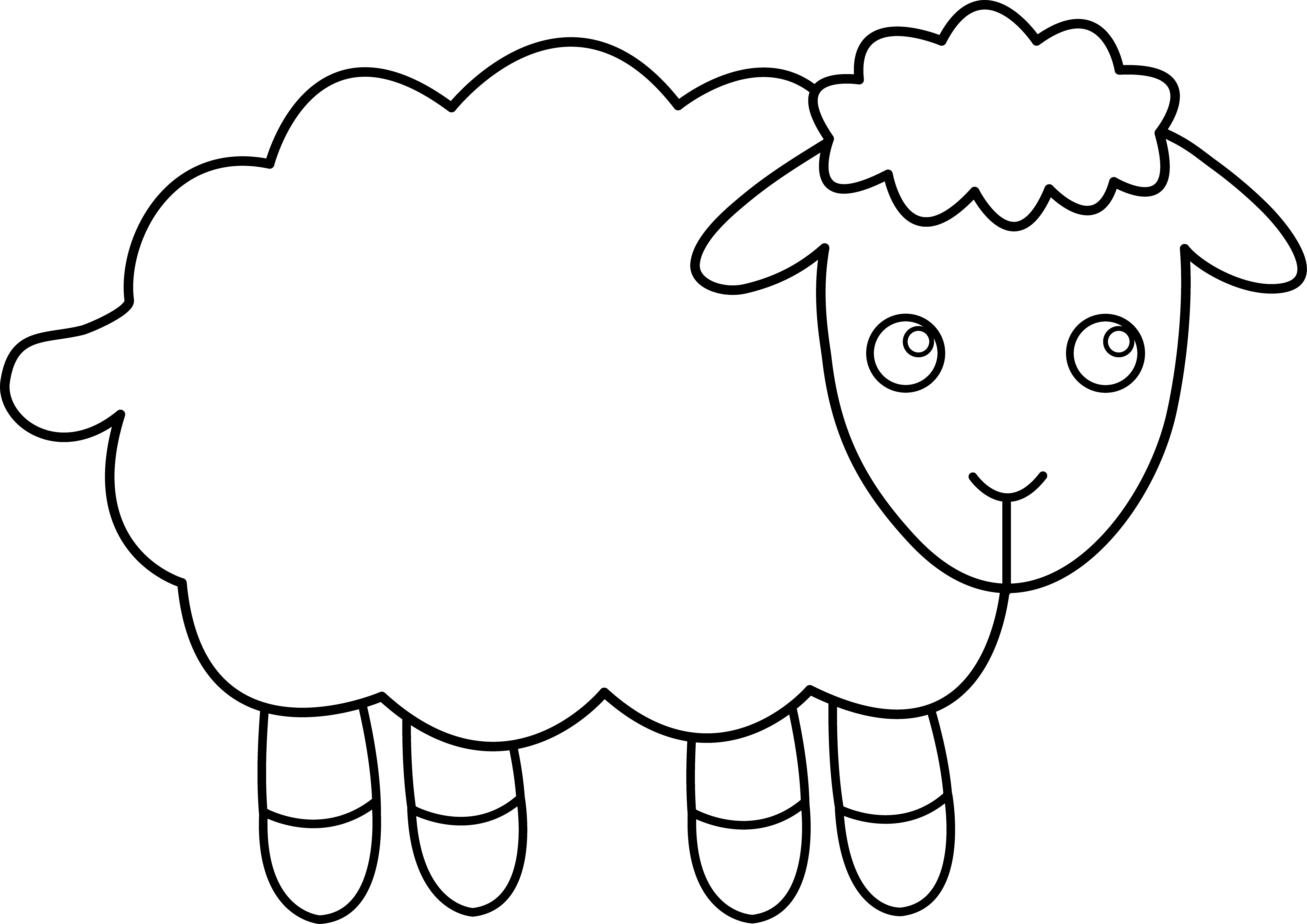 Images For > Cute Lamb Clipart