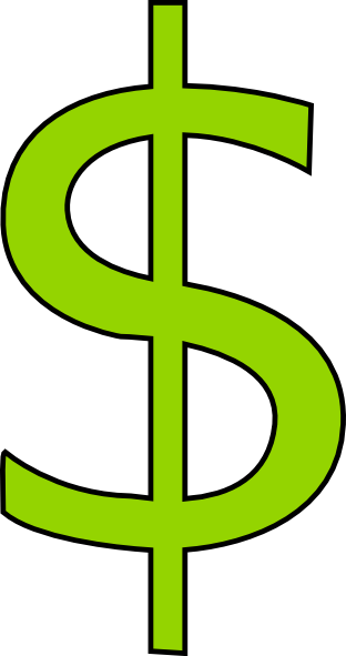 Dollar Sign clip art - vector clip art online, royalty free ...