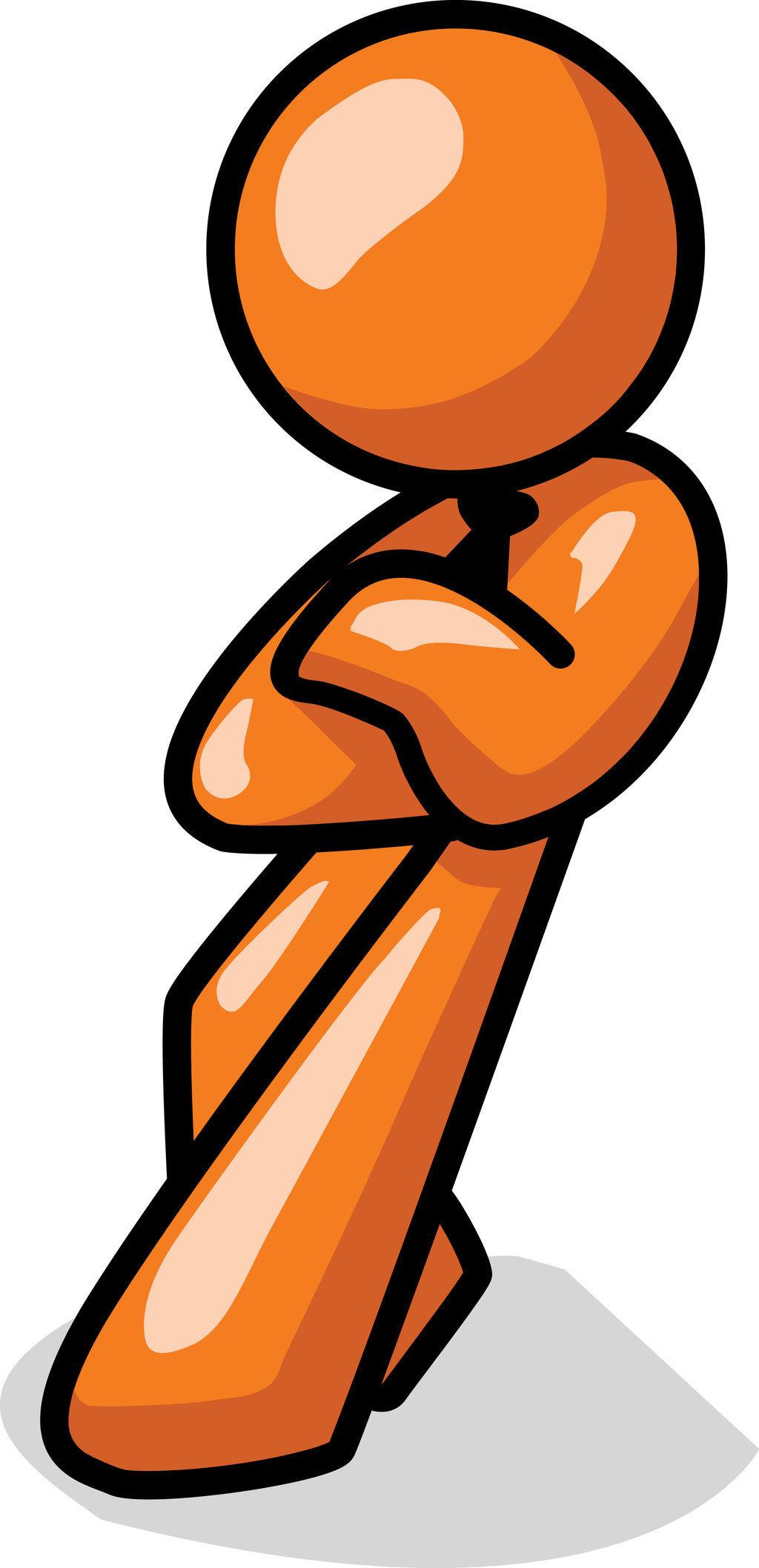 Orange Man by fulg3nt on deviantART