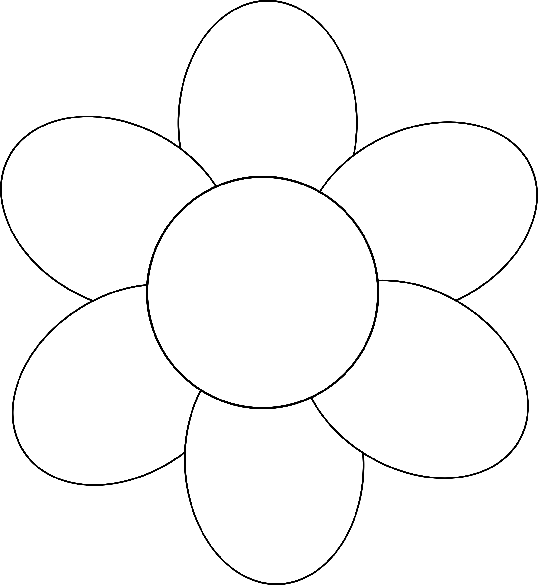 Flower Petal Template