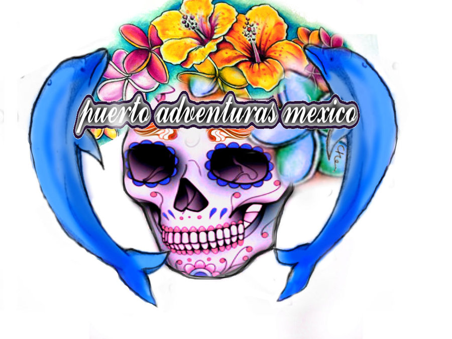 mexican themed skull tattoo design by BornXChaos on deviantART