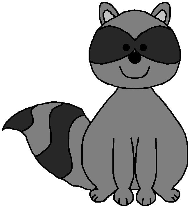 Raccoon Clipart Black And White | Clipart Panda - Free Clipart Images