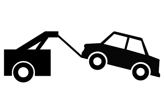 vehicle towing sign as clipart" by naturaldigital | Redbubble