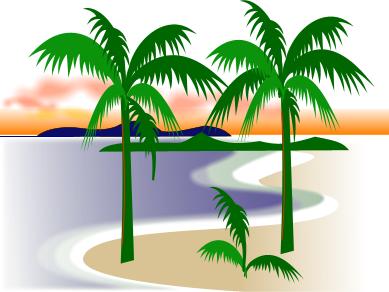 Florida Beach scene, left and | Clipart Panda - Free Clipart Images