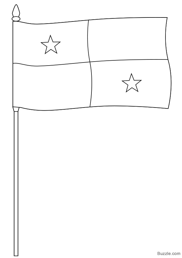 panama flag coloring pages - photo #14