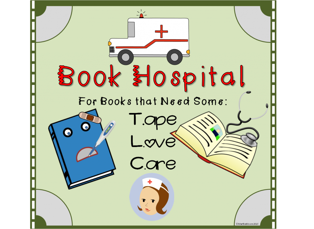 DIY Book Hospital | My Primary Paradise