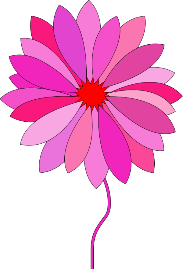 Pink Flower Cartoon Cliparts.co