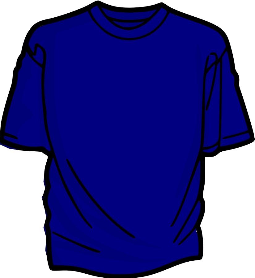 T-Shirt blue SVG Vector file, vector clip art svg file