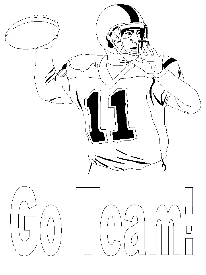 Coloring Pages Of Football Players And Cheerleaders : Coloring ...