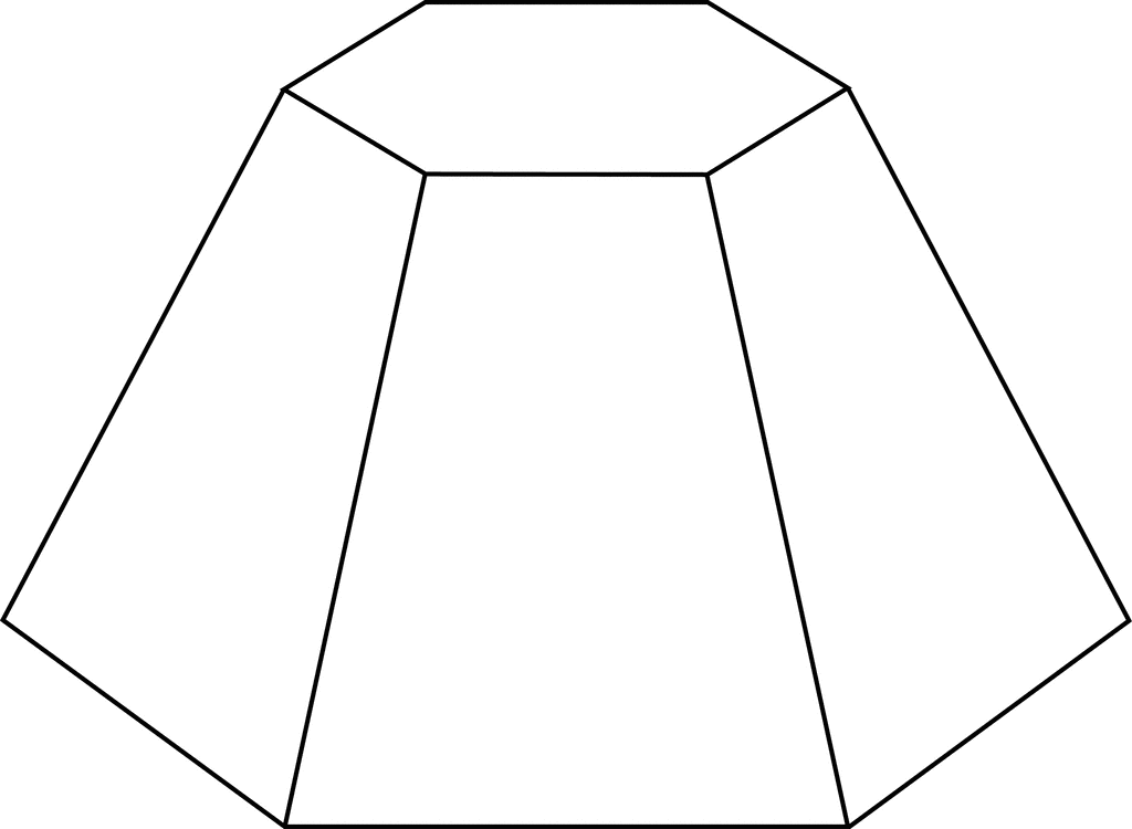 Frustum Of A Hexagonal Pyramid | ClipArt ETC