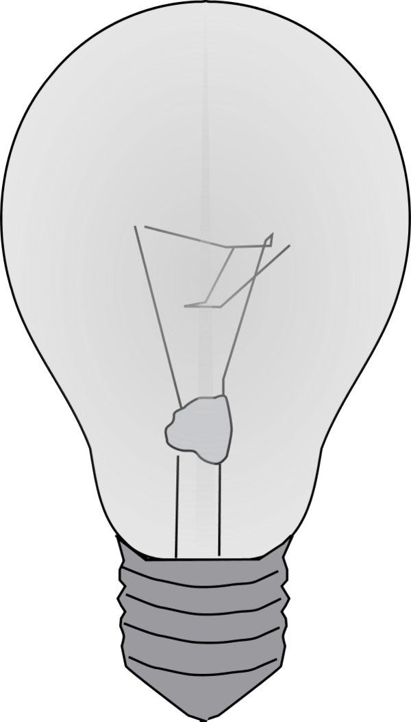 Lightbulb - vector Clip Art