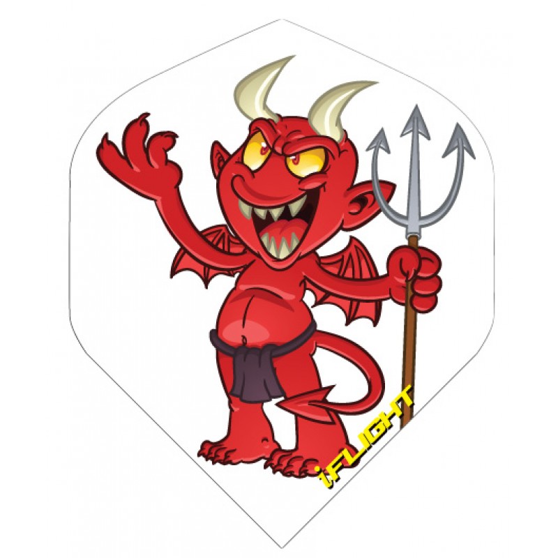 Cartoon Red Devil Standard iFlight - Flights - Darts @ Valley ...