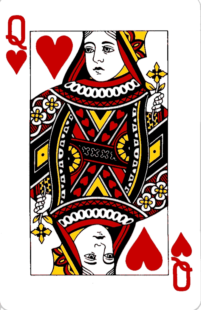 Queen Of Hearts Playing Card