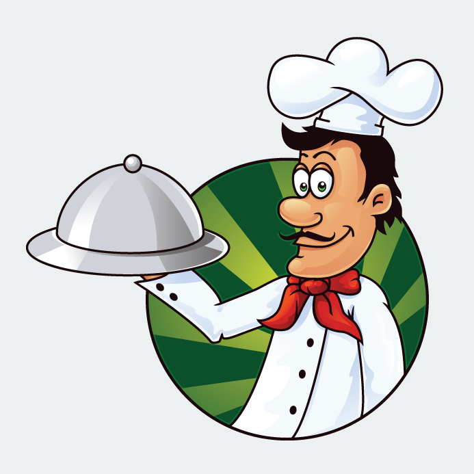 Chef Vector Character | Pixaroma | We extract aroma from pixels.
