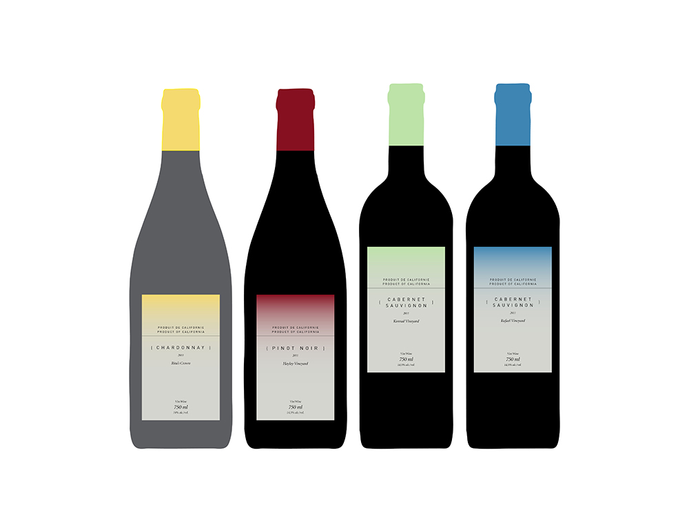 SAQ WINE LABELS / Wine bottle packaging / Design