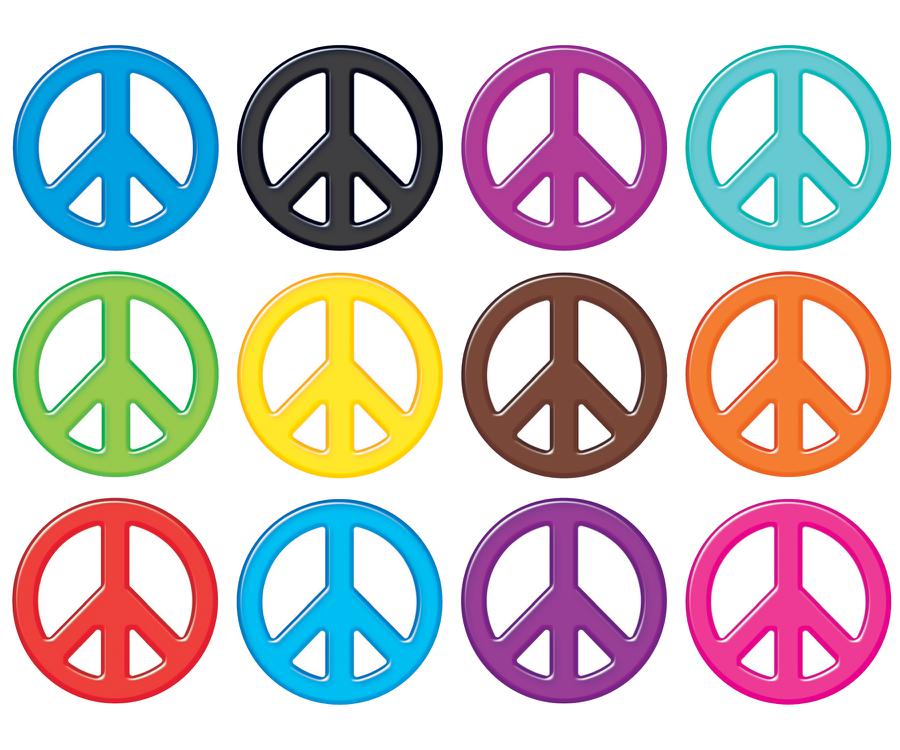 Peace Signs Solids Mini Accents Variety Pack | T-10856