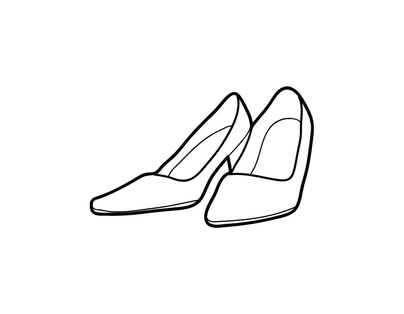 Printable High Heels coloring page from FreshColoring. - ClipArt ...