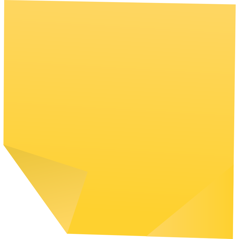 Clipart - Post-it note