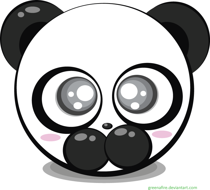 Panda Bear Vector by greenafire on deviantART
