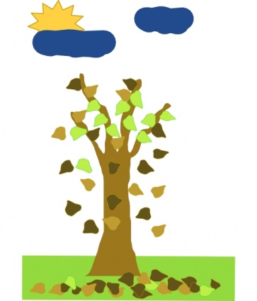 Free Clipart Of Leaves Falling