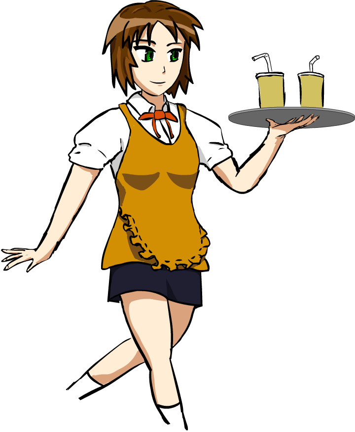 Waitress by BA-Warbrain on deviantART
